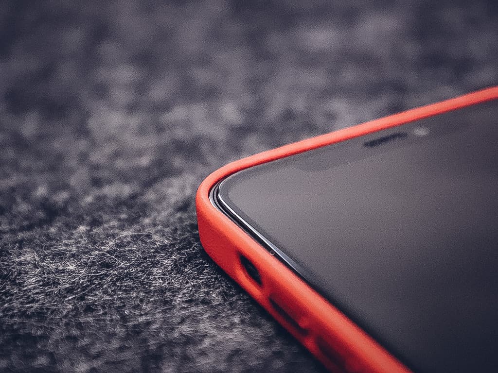 Kožený obal na iPhone 12 Pro - Červený - 1 (kopie)